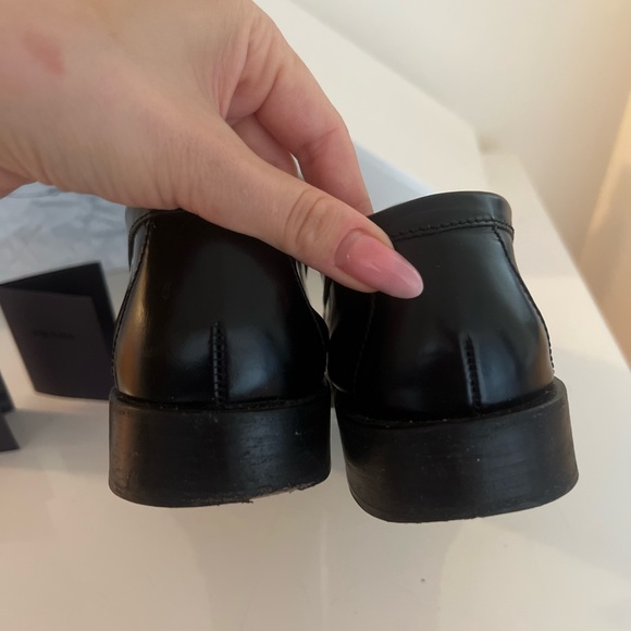 Prada Leather Loafers, size 39.5 , pre -owned, good condition - Picture 9 of 16